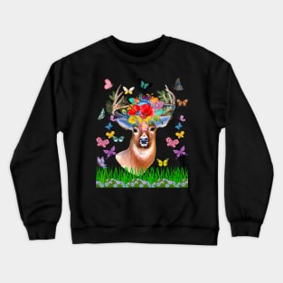 colorful meadow Crewneck Sweatshirt